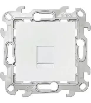 Механизм розетки телефонной RJ11 Simon24 бел. 2410480-030