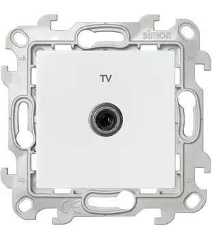 Механизм ТВ розетки 1-м Simon24 бел. 2450477-030