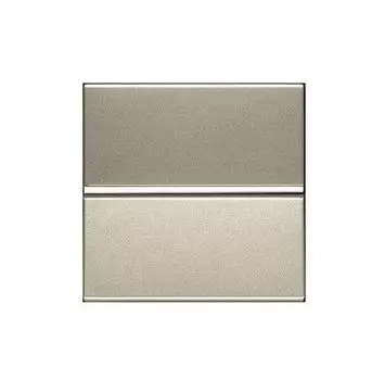 Механизм выключателя 1-кл. 1п 2мод. СП Zenit 16А IP20 с клавишей шампань ABB 2CLA220100N1901