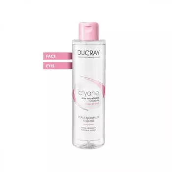 Мицеллярная вода для лица и глаз Ducray Ictyane ИКТИАН, 200 мл, увлажняющая