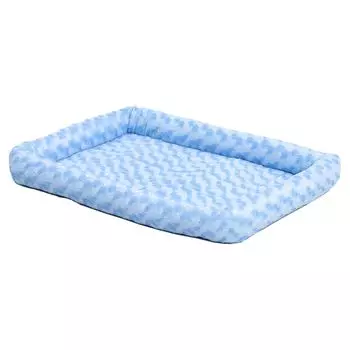 MidWest лежанка Fashion плюшевая 52х32 см голубая