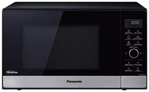 Микроволновая печь Panasonic NN-SD38HSZPE 23л. 1000Вт черный/серебристый