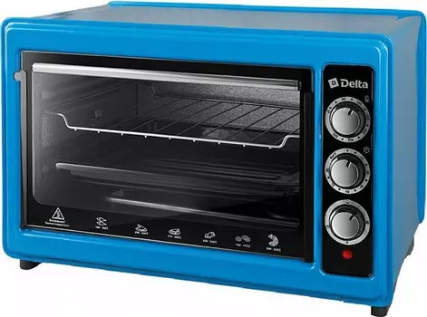 Мини-печь Delta D-0123 синий