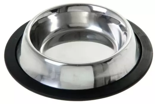 Миска нескользящая металлическая 470 мл VM 2500 (В)