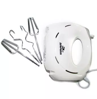 Миксер ручной Добрыня DO-2309 White