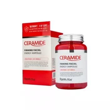 Многофункциональная ампульная сыворотка с керамидами FarmStay Ceramide Firming Facial Energy Ampoule 250 мл