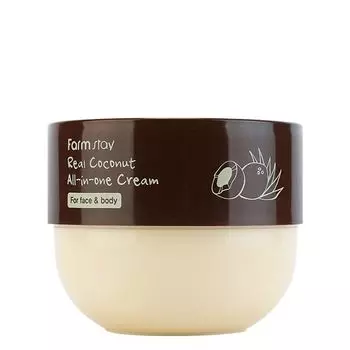Многофункциональный крем FarmStay с кокосом, 300мл,