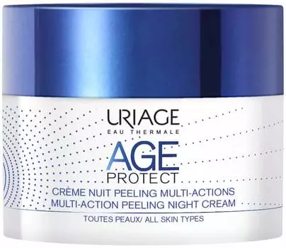 Многофункциональный ночной Крем-Пилинг Uriage Age Protect Баночка 50 мл