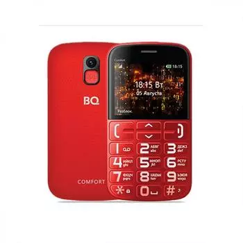Мобильный телефон BQ 2441 Comfort Red+Black