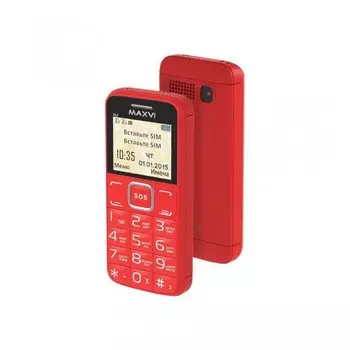 Мобильный телефон Maxvi B2 Red