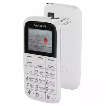 Мобильный телефон Maxvi B7 White
