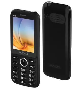 Мобильный телефон MAXVI K18 BLACK