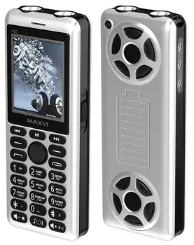 Мобильный телефон Maxvi P20 Black Silver