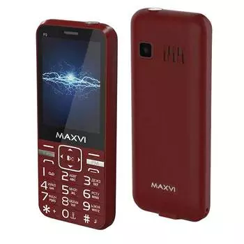 Мобильный телефон MAXVI P3 WINE RED (2 SIM)