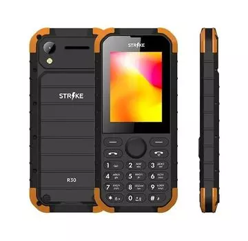 Мобильный телефон STRIKE R30 BLACK ORANGE Витринный образец