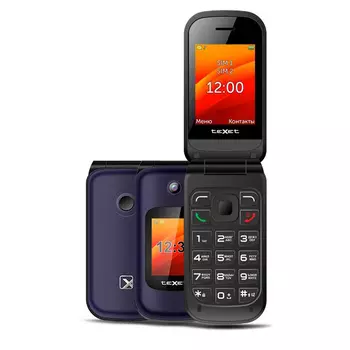 Мобильный телефон teXet TM-B202 синий