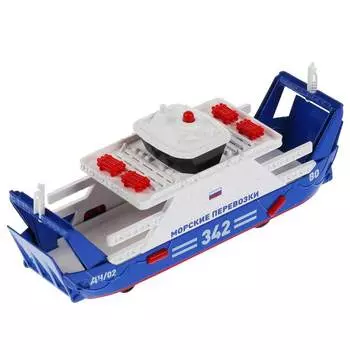 Модель металл свет-звук ПАРОМ ПАССАЖИРСКИЙ 17см,подвиж детали, РRОТО-17SL-ОGВU