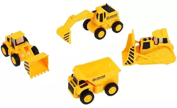 Модель пластик НАБОР СТРОЙКА 9 см, подвиж. дет., инерц. ZY874696-R