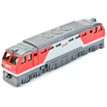 Модель Технопарк металл Локомотив РЖД 19см свет+звук 245738 SB-16-91WB
