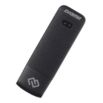 Модем 3G/4G Digma Dongle DW1961-BK USB Wi-Fi Firewall +Router внешний черный