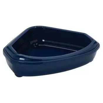 Moderna туалет-лоток угловой Corner Tray 55x45x13h см, синий