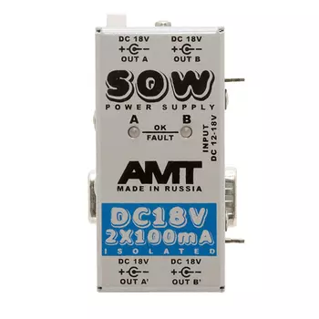 Модуль питания АМТ Electronics PSDC18-2 SOW PS-2 DC-18V 2x100mA