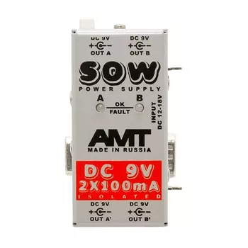 Модуль питания АМТ Electronics PSDC9-2 SOW PS-2 DC-9V 2x100mA