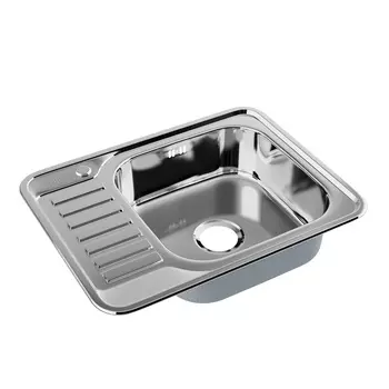 Мойка для кухни Iddis Basic BAS65PRi77, полированная, чаша справа