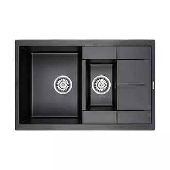 Мойка для кухни кварцевая Paulmark Feste PM237850-BL черный