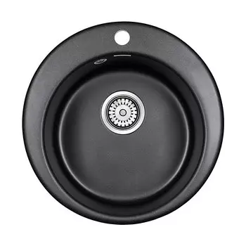 Мойка для кухни кварцевая Paulmark Gelegen PM404800-BL черный