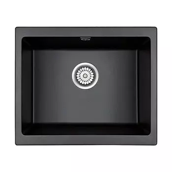 Мойка для кухни кварцевая Paulmark Gera PM205546-BL черный