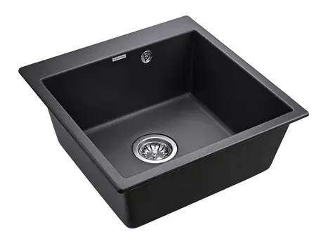 Мойка для кухни кварцевая Paulmark Praktisch PM105152-BL черный