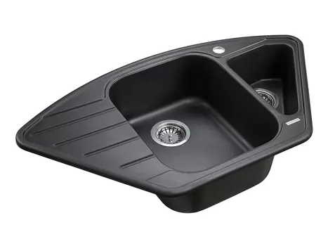 Мойка для кухни кварцевая Paulmark Wiese PM529050-BL черный