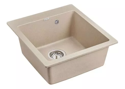 Мойка для кухни кварцевая Paulmark Zemar PM104651-QU кварц