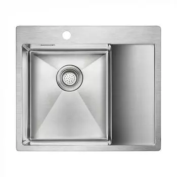 Мойка для кухни нержавеющая Paulmark ALSTER PM825951-BSL брашированная сталь