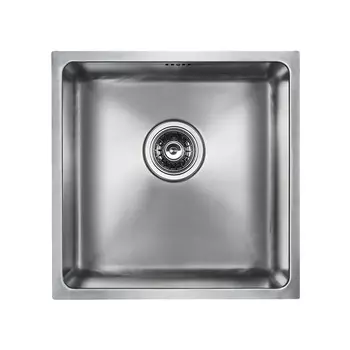 Мойка для кухни нержавеющая Paulmark Lassan PM304444-BS брашированная нержавеющая сталь