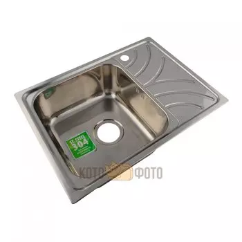 Мойка для кухни нержавеющая сталь, полированная, чаша слева Iddis Arro ARR60PLi77