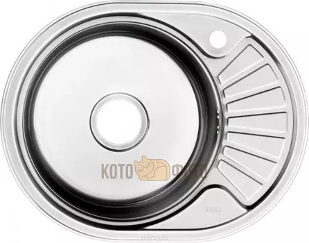 Мойка для кухни нержавеющая сталь, полированная, чаша слева Iddis Suno SUN60PLi77