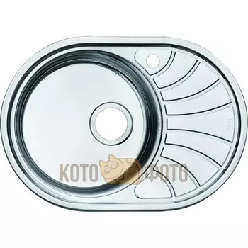 Мойка для кухни нержавеющая сталь, полированная, чаша слева Iddis Suno SUN65PLi77