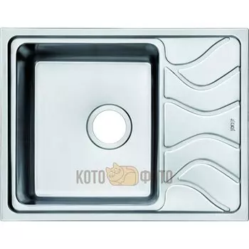 Мойка для кухни нержавеющая сталь, шелк, чаша слева Iddis ReEva REE61SLi77