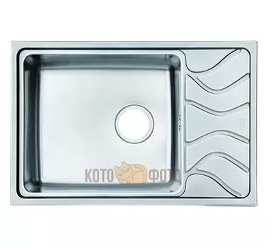 Мойка для кухни нержавеющая сталь, шелк, чаша слева Iddis ReEva REE71SLi77