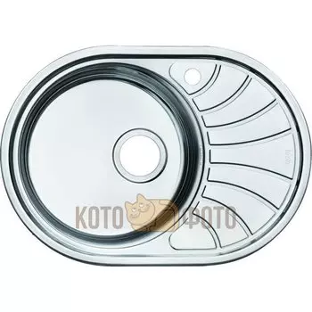 Мойка для кухни нержавеющая сталь, шелк, чаша слева Iddis Suno Sun65SLi77