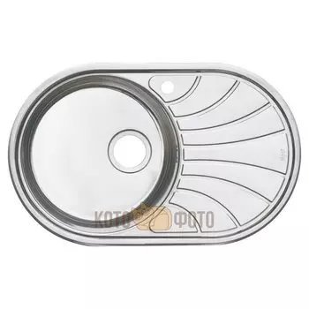 Мойка для кухни нержавеющая сталь, шелк, чаша слева Iddis Suno Sun77SLi77