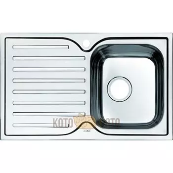 Мойка для кухни нержавеющая сталь, шелк, чаша справа Iddis Strit STR78SRi77