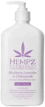 Молочко для тела увлажняющее Hempz Лаванда, Ромашка и Дикие Ягоды 500ml