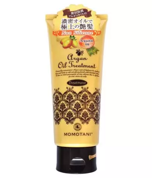 MOMOTANI Бальзам для волос с маслом арганы (без силикона) Organic Argan Treatment, 200 г