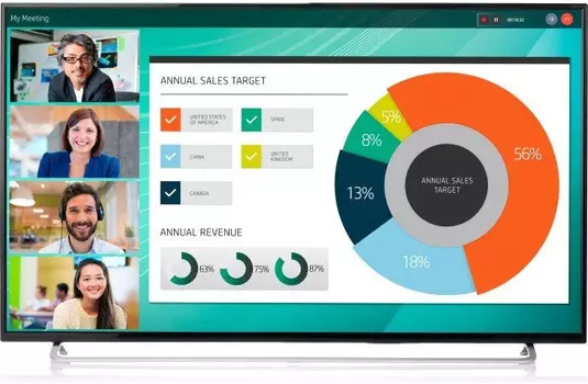 Монитор HP 55" LD5512 черный (2YD85AA)