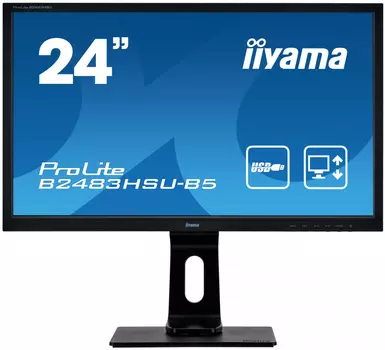 Монитор Iiyama 24" TN B2483HSU-B5
