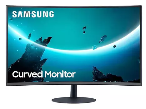 Монитор Samsung 27" C27T550FDI черный