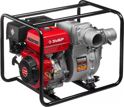 Мотопомпа бензиновая Зубр МПГ-1800-100